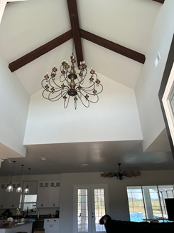 Stucco Home Vaulted Ceilings